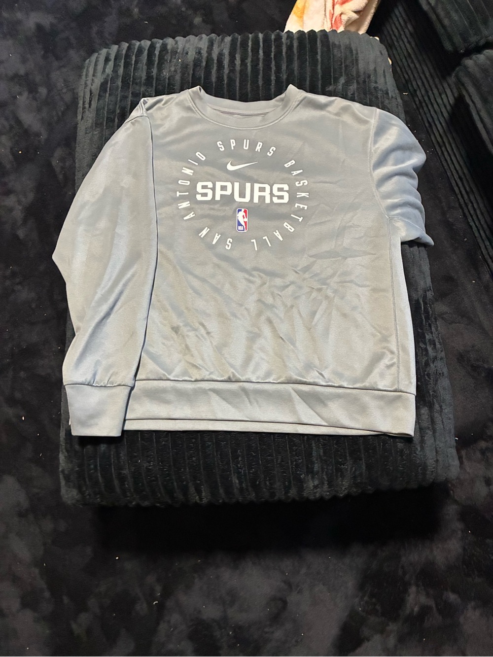 NBA San Antonio Spurs Light Gray Crewneck Sweatshirt